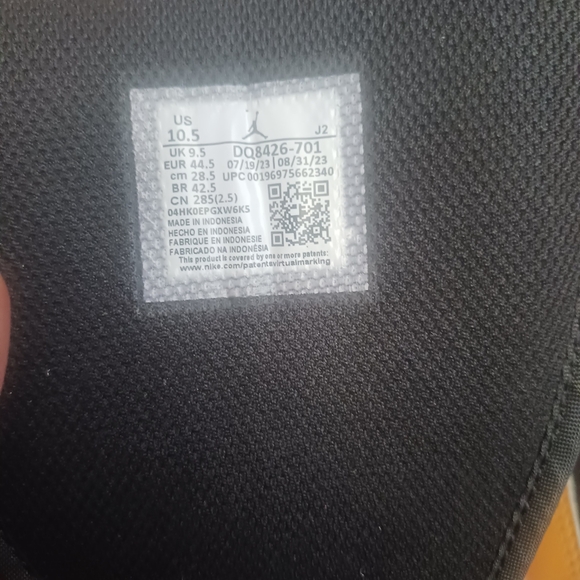 Jordan 1 High Yellow Ochre (WORN 2 TIMES!!!) - Picture 9 of 9